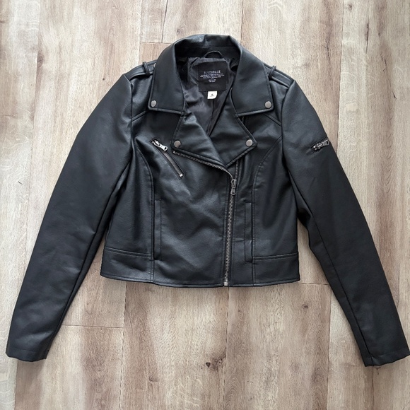 Biker Jacket, Riverdale, Southside Serpents, Faux Leather, Embroidered, Size S - Picture 5 of 14